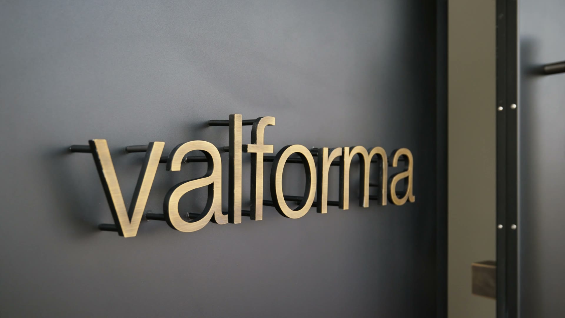 The Valforma gallery — cinematic film still